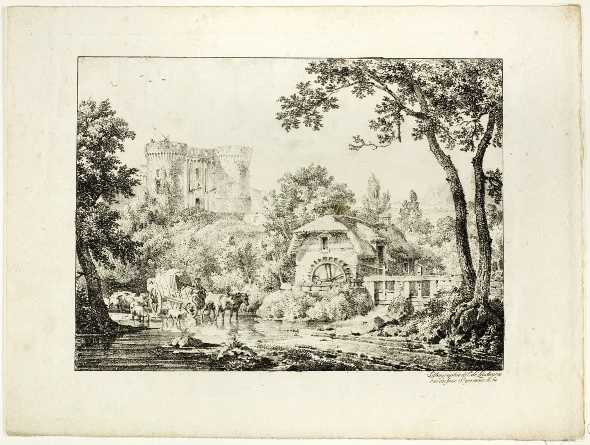 Paesaggio con mulino e castello - Art Institute of Chicago, Harold Joachim Purchase Fund